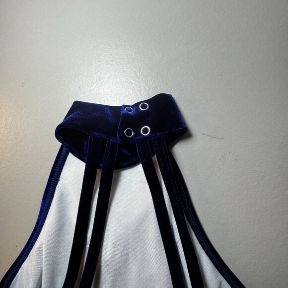 Twist My Hips WEISSMAN Crystal Plush Fringe Skirt Dance Dress - Picture 10 of 12